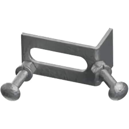Ekena Millwork Premium Barn Door Corner Converging Bracket, PC Chrome GB6001OCCR
